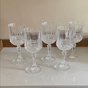 Cristal D'Arques - Durand Longchamp Goblet, set of 5